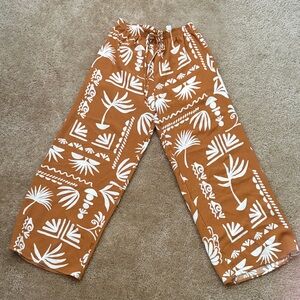 See You Monday Brown and White Bottoms